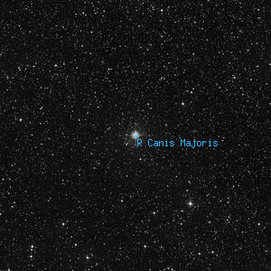 DSS image of R Canis Majoris