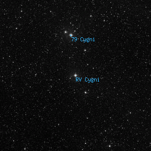DSS image of RV Cygni