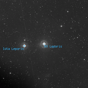 DSS image of RX Leporis