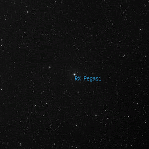 DSS image of RX Pegasi