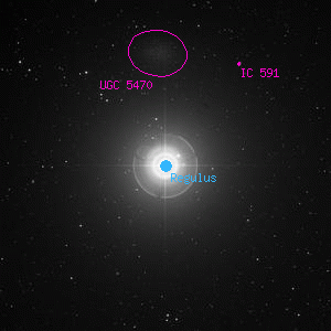 DSS image of Regulus