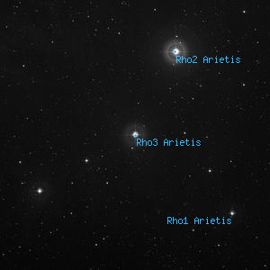 DSS image of Rho3 Arietis