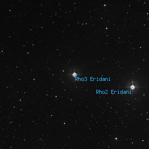 DSS image of Rho3 Eridani