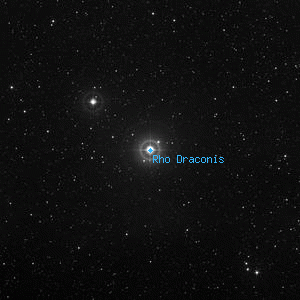 DSS image of Rho Draconis