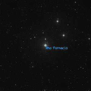 DSS image of Rho Fornacis