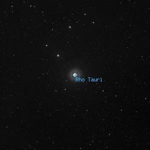 DSS image of Rho Tauri