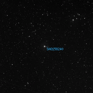 DSS image of SAO158240