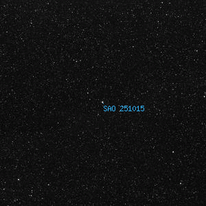 DSS image of SAO 251015