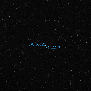 DSS image of SAO 55322
