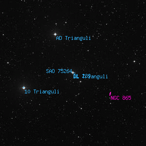 DSS image of SAO 75264