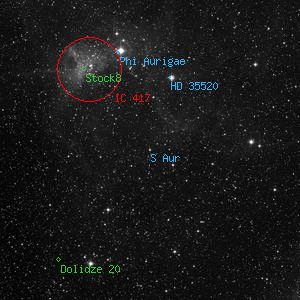 DSS image of S Aur