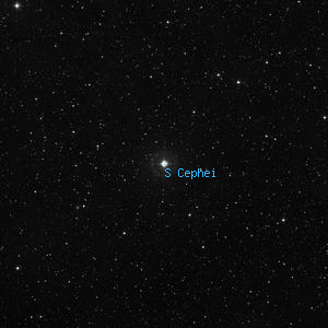 DSS image of S Cephei