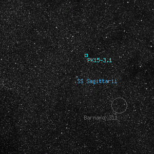 DSS image of SS Sagittarii