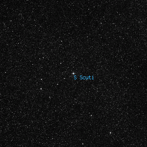 DSS image of S Scuti