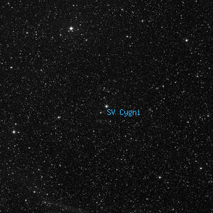 DSS image of SV Cygni