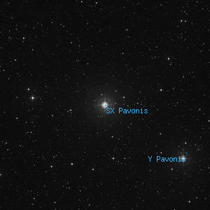 DSS image of SX Pavonis