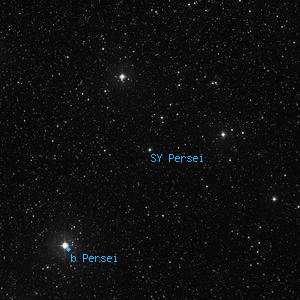 DSS image of SY Persei