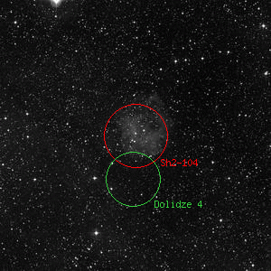 DSS image of Sh2-104