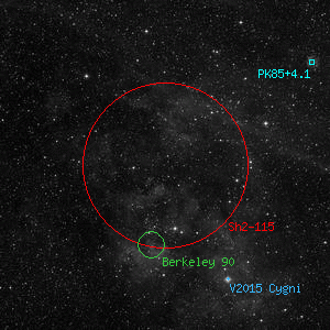 DSS image of Sh2-115