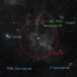 DSS image of Sh2-157