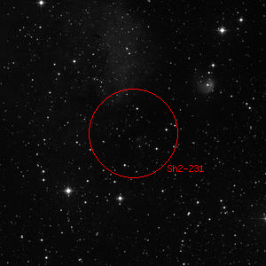 DSS image of Sh2-231