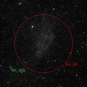 DSS image of Sh2-282