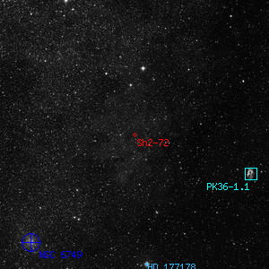DSS image of Sh2-72
