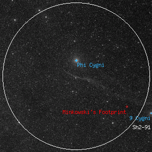 DSS image of Sh2-91