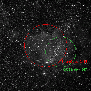 DSS image of Sharpless 2-16
