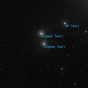 DSS image of Sigma1 Tauri