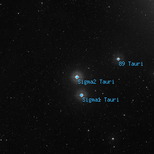 DSS image of Sigma2 Tauri