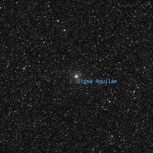 DSS image of Sigma Aquilae