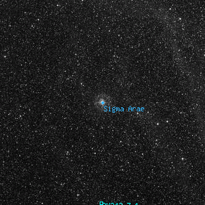 DSS image of Sigma Arae