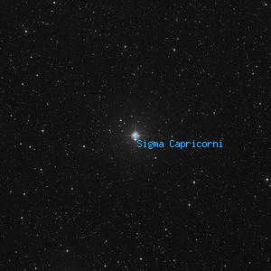 DSS image of Sigma Capricorni