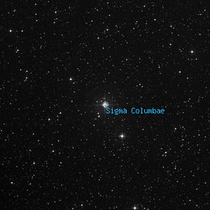 DSS image of Sigma Columbae