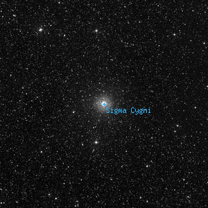 DSS image of Sigma Cygni