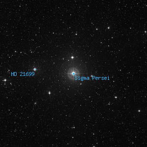 DSS image of Sigma Persei