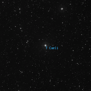 DSS image of T Caeli