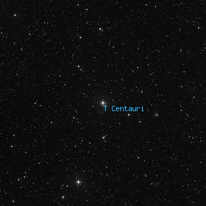 DSS image of T Centauri