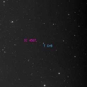 DSS image of T CrB