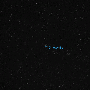 DSS image of T Draconis
