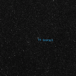 DSS image of TT Scorpii