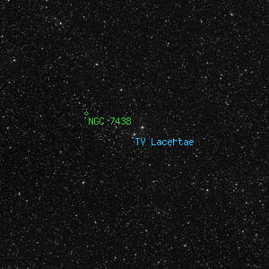DSS image of TV Lacertae