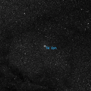 DSS image of TW Oph