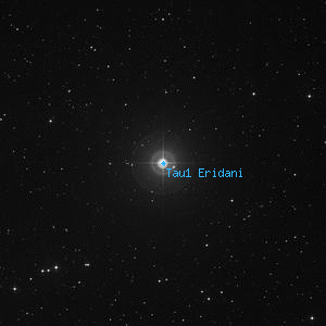 DSS image of Tau1 Eridani