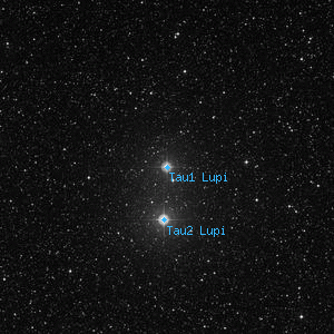 DSS image of Tau1 Lupi