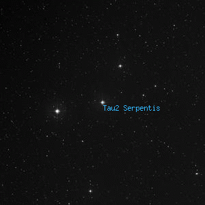 DSS image of Tau2 Serpentis