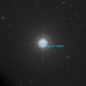 DSS image of Tau4 Eridani