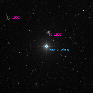 DSS image of Tau5 Eridani