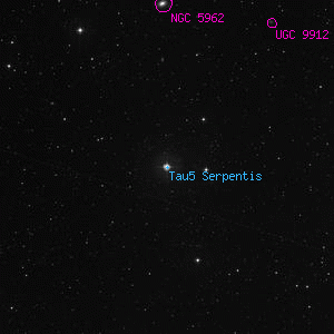 DSS image of Tau5 Serpentis